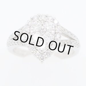 画像: PT900 ダイアイリリング 1.00ct 7.60g