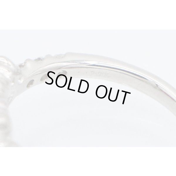 PT900 ルビーダイアイリリング 0.60ct 0.84ct 4.60g　刻印