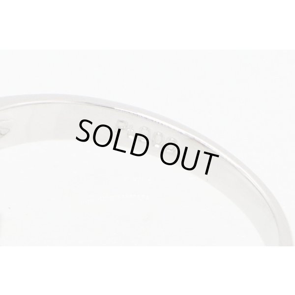 PT900 ルビーダイアイリリング 0.54ct 0.31ct 4.50g　刻印(2)