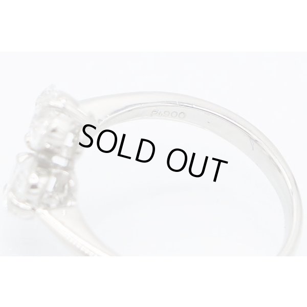 PT900 ダイアイリリング 1.327ct 4.30g　刻印