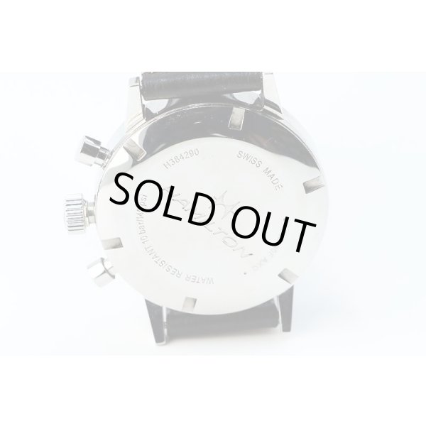 ハミルトン　アメリカンクラシック　Ｈ３８４２９０　黒文字盤　白インダイアル　裏面拡大