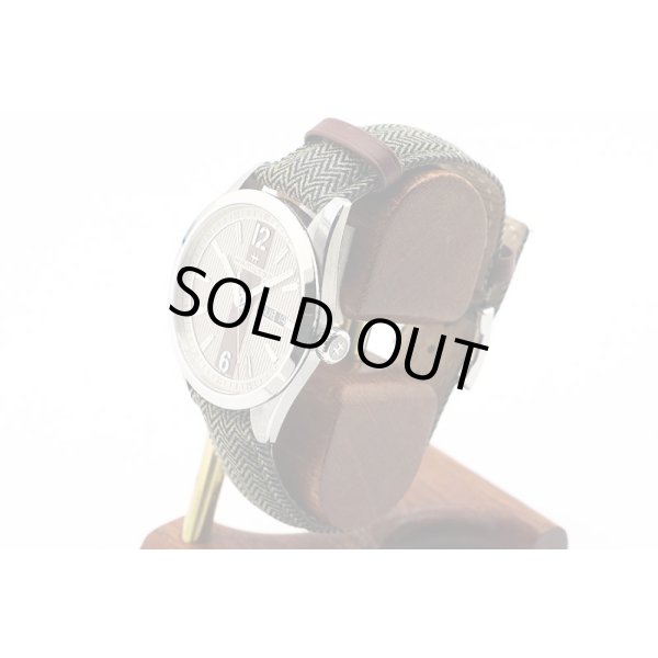 ハミルトン　ブロードウェイ　デイデイト　Ｈ４３３１１０　銀文字盤　茶ストライプ　サイド