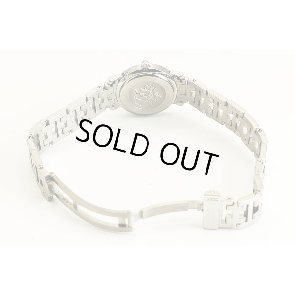 エルメス　クリッパーナクレ　ＣＬ４．２３０　ピンクシェル文字盤　Ｄベゼル　ブレス