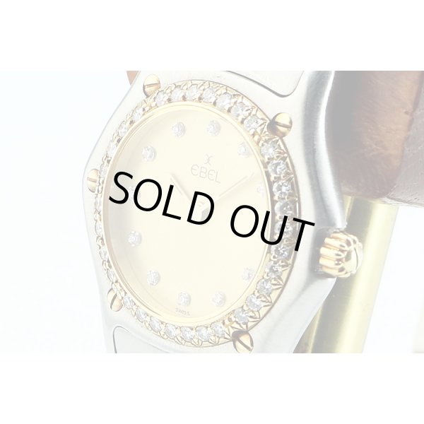 エベル　クラシック　１９１１　金文字盤　１２Ｐ　Ｄベゼル　サイド拡大