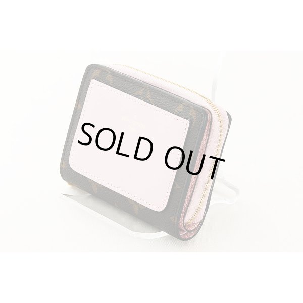 ルイ・ヴィトン　ポルトフォイユ・ルー M82378 ローズ・バレリーヌ　サイド