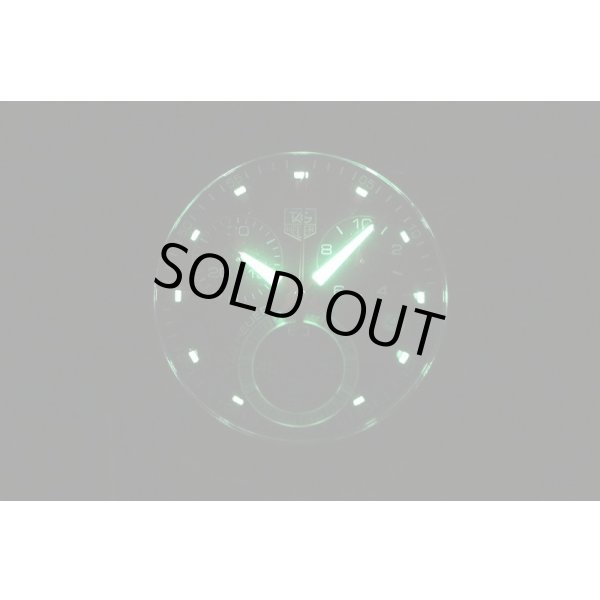 タグホイヤー　フォーミュラー１　クロノグラフ　ＣＨＡ１１１０　黒文字盤　ライト暗闇