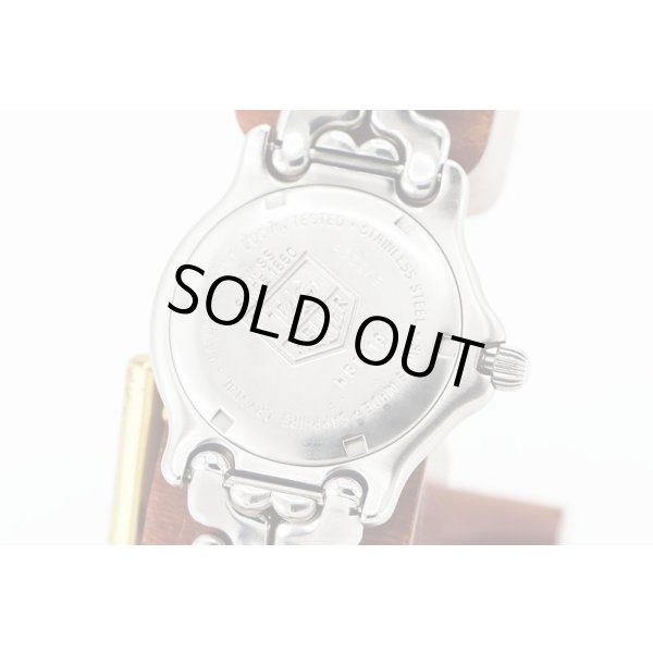 タグホイヤー　Ｓ／ｅｌ　ＷＧ１１１９　緑文字盤　裏面拡大