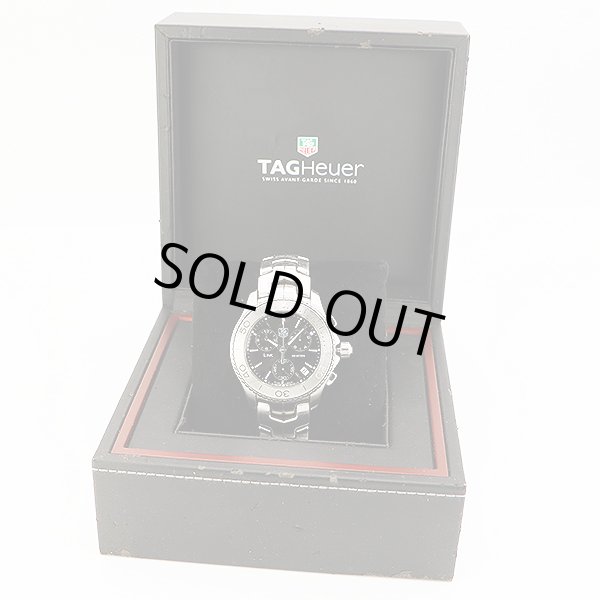 タグホイヤー　リンク　クロノグラフ　ＣＪ１１１０　黒文字盤　箱