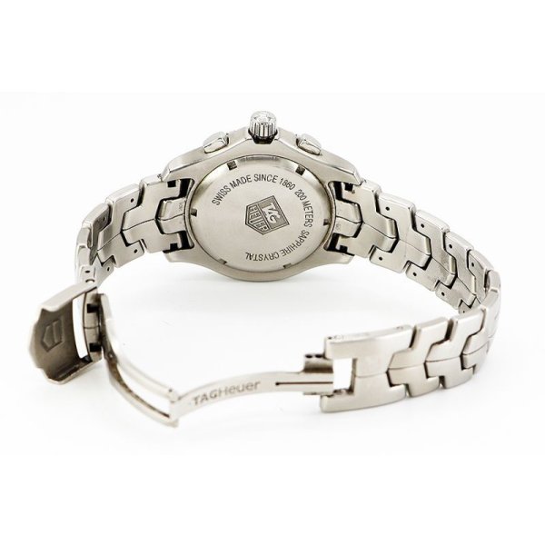 タグホイヤー　リンク　クロノグラフ　ＣＪ１１１０　黒文字盤　ブレス