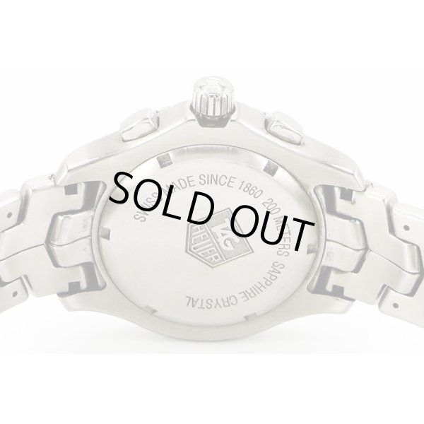 タグホイヤー　リンク　クロノグラフ　ＣＪ１１１０　黒文字盤　裏面拡大