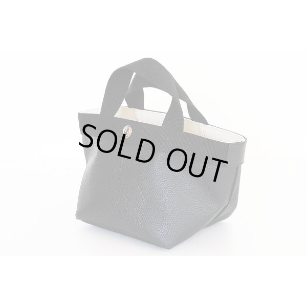 エルベシャプリエ　リュクス舟型トートS 701GP ノワール／ノワール　サイド