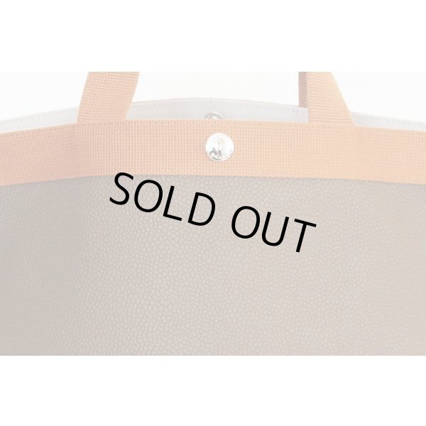 エルベシャプリエ　リュクス舟型トートM 707GP トープ／ヴィゴーニュ　表面拡大