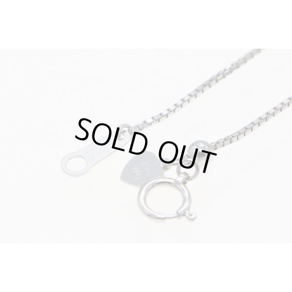 K18WG ダイアイリペンダントネックレス 1.00ct 7.40g　留め具刻印