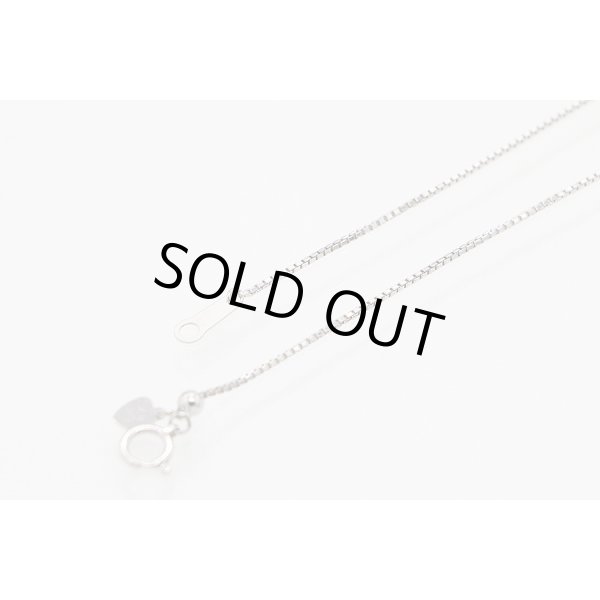 K18WG ダイアイリペンダントネックレス 1.00ct 7.40g　留め具外したイメージ