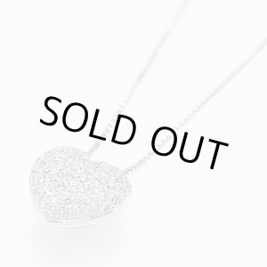 画像: K18WG ダイアイリペンダントネックレス 1.00ct 7.40g