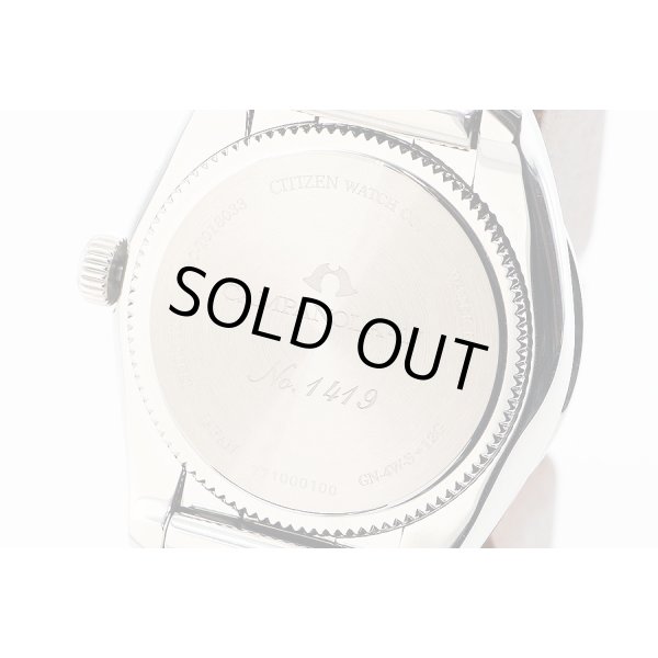 シチズン　カンパノラ　ＢＵ００２０－０３Ａ　天満星　黒漆／銀文字盤　裏面拡大