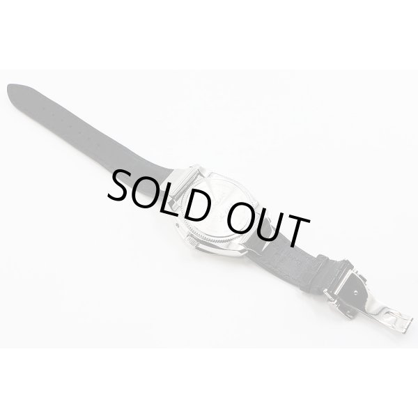 シチズン　カンパノラ　ＢＵ００２０－０３Ａ　天満星　黒漆／銀文字盤　革ベルト状態　裏面