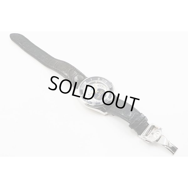 シチズン　カンパノラ　ＢＵ００２０－０３Ａ　天満星　黒漆／銀文字盤　革ベルト状態　表面