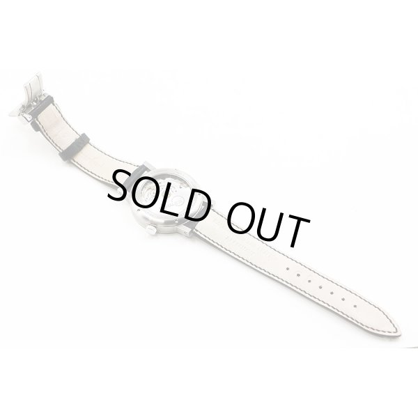 シャウアー　クライネ　白文字盤　Ｎｏ３１９　革ベルト状態　裏面