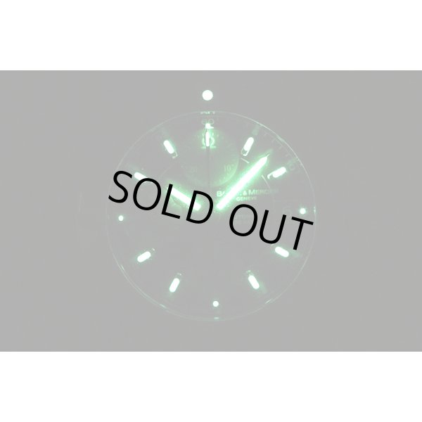 ボーム＆メルシー　ケープランド　クロノグラフ　６５３５２　黒文字盤　グレーインダイアル　ライト照明