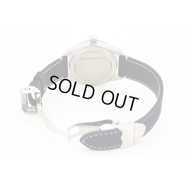 チューダー　ヘリテージブラックベイ　７９０３０　紺文字盤　紺ベゼル　革ブレス