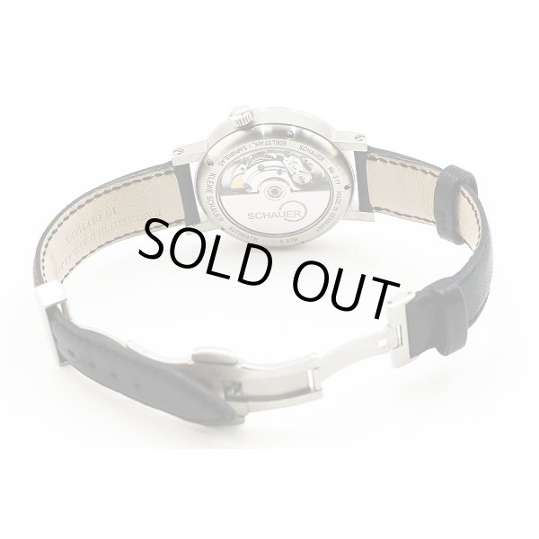 シャウアー　クライネ　白文字盤　Ｎｏ３１９　革ベルト