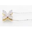 ミキモト K18/WG シェルルビーダイアイリペンダントネックレス 0.04ct 0.32ct 8.50g　サイド