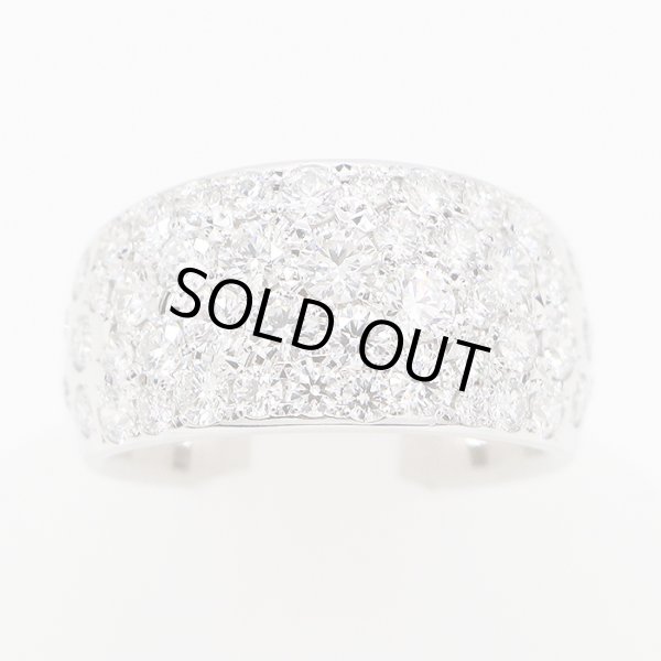 ミキモト 750WG ダイアイリリング 2.12ct 11.20g