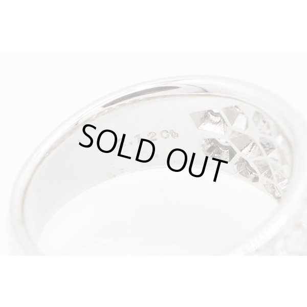 ミキモト 750WG ダイアイリリング 2.12ct 11.20g　刻印(2)