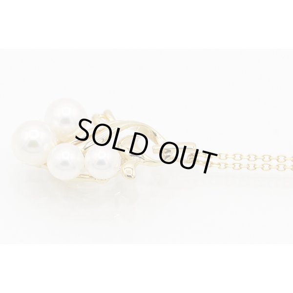 ミキモト K18 パールイリペンダントネックレス 5.70g　サイド