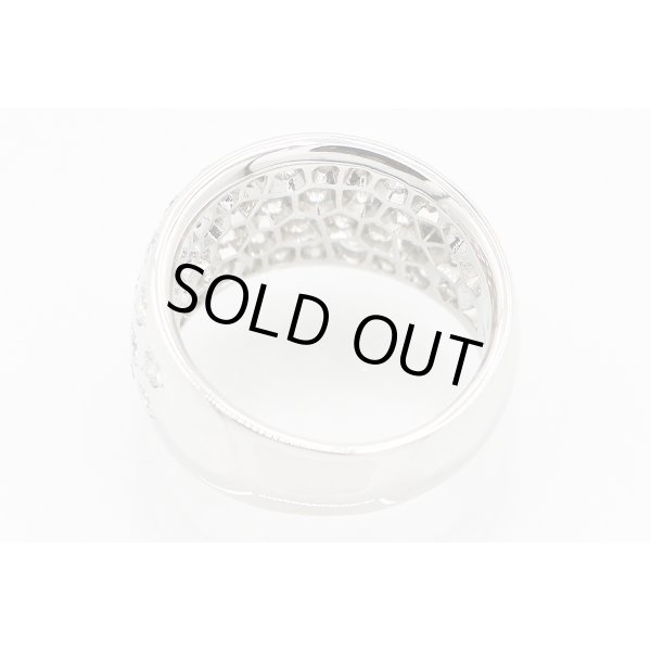 ミキモト 750WG ダイアイリリング 2.12ct 11.20g　内側