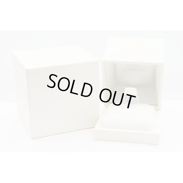 ミキモト 750WG ダイアイリリング 2.12ct 11.20g　箱