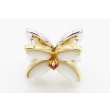 ミキモト K18/WG シェルルビーダイアイリペンダントネックレス 0.04ct 0.32ct 8.50g　裏面