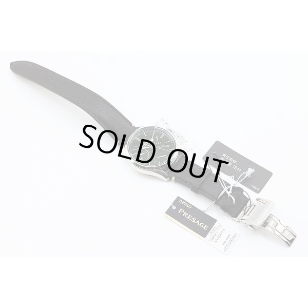 セイコー　プレサージュ　ＳＡＲＤ０１５　緑漆文字盤　革ベルト状態　表面