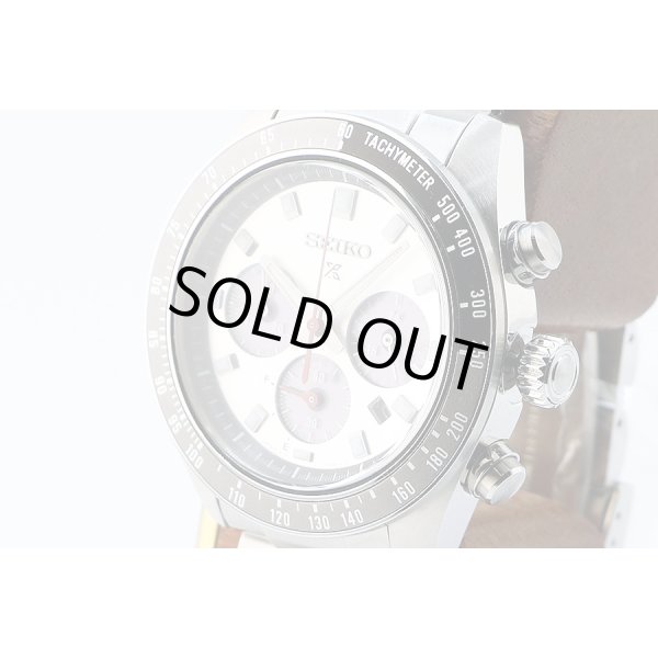 セイコー　プロスペック　スピードタイマー　ＳＢＤＬ０９５　銀文字盤　サイド拡大