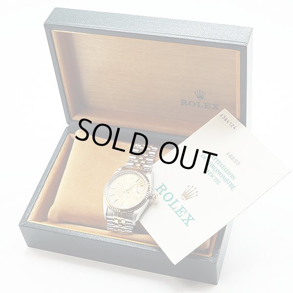 ロレックス　１６２３３　Ｘ番（９２年）シャンパン文字盤　箱・保証書