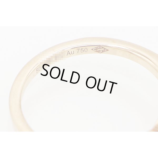 カルティエ　750PG バレリーナ ダイアイリリング 0.19ct 2.90g　刻印(2)