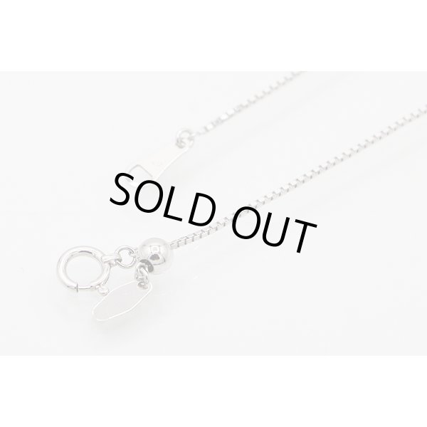 タサキ　PT900/850 エメラルドダイアイリペンダントネックレス 1.73ct 0.11ct 5.10g　留め具外したイメージ