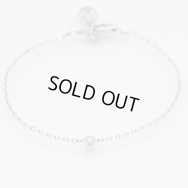 カルティエ　750WG ダムール スモール ダイアイリブレスレット 2.30g