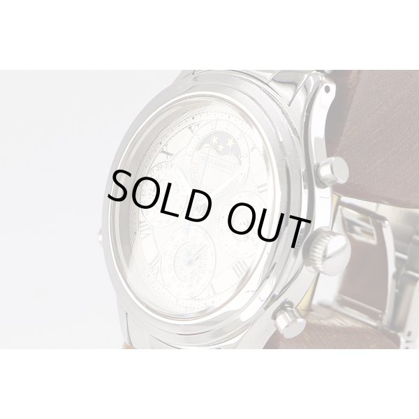 シェルマン　グランドコンプリケーション　銀文字盤　サイド拡大