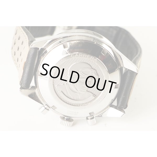 タグホイヤー　ニューカレラ　ＣＶ２０１０－４　黒文字盤　Ｆ・Ｍ・ファッジオ限定　裏面拡大