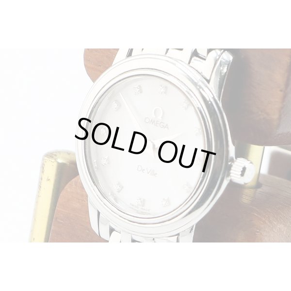 オメガ　デビル　プレステージ　４５７０．７６　シェル文字盤　１２Ｐ　サイド拡大