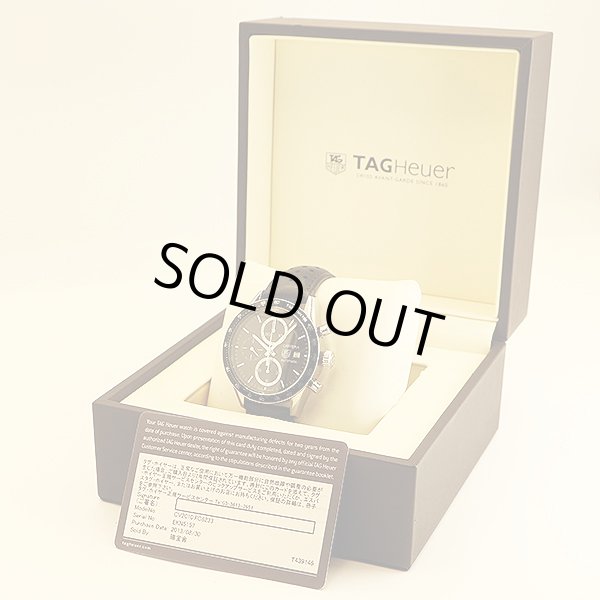 タグホイヤー　ニューカレラ　ＣＶ２０１０－４　黒文字盤　Ｆ・Ｍ・ファッジオ限定　箱・保証書