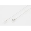 ポンテヴェキオ　PT999/850 ダイアイリペンダントネックレス 0.20ct 3.00g　留め具外したイメージ