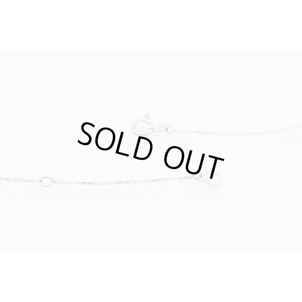 ポンテヴェキオ　PT999/850 ダイアイリペンダントネックレス 0.37ct 2.70g　留め具外したイメージ