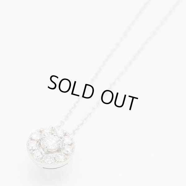 PT999/850 ダイアイリペンダントネックレス 0.28ct 2.90g