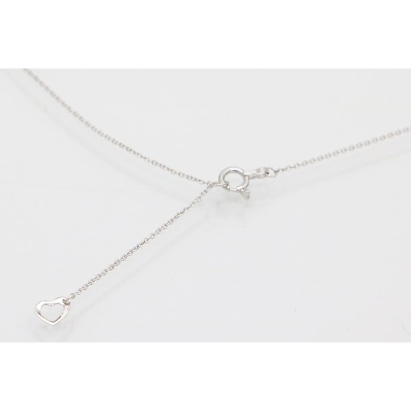 PT999/850 ダイアイリペンダントネックレス 0.28ct 2.90g　留め具