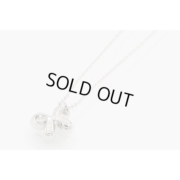 ポンテヴェキオ　PT999/850 ダイアイリペンダントネックレス 0.20ct 3.00g　裏面