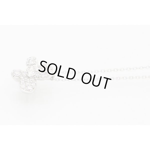 ポンテヴェキオ　PT999/850 ダイアイリペンダントネックレス 0.20ct 3.00g　サイド