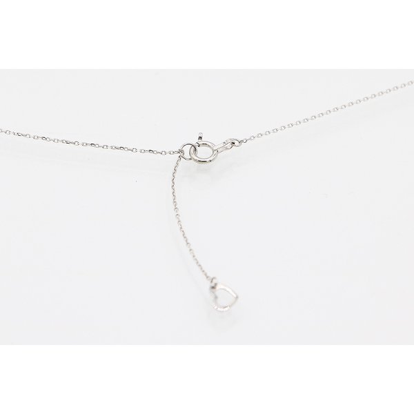 ポンテヴェキオ　PT999/850 ダイアイリペンダントネックレス 0.37ct 2.70g　留め具